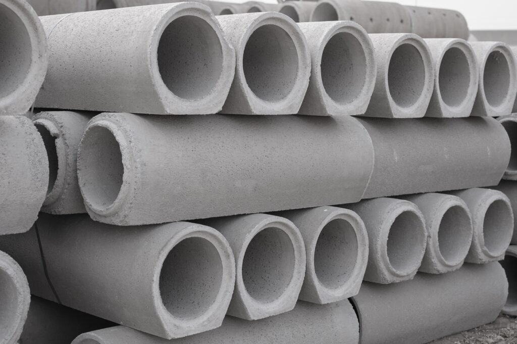 Pipe of cement